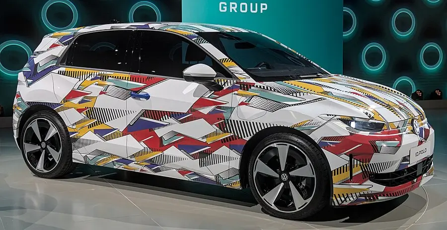 Volkswagen ID. Polo (forhåndsmodell med kamuflasje, IAA 2025)