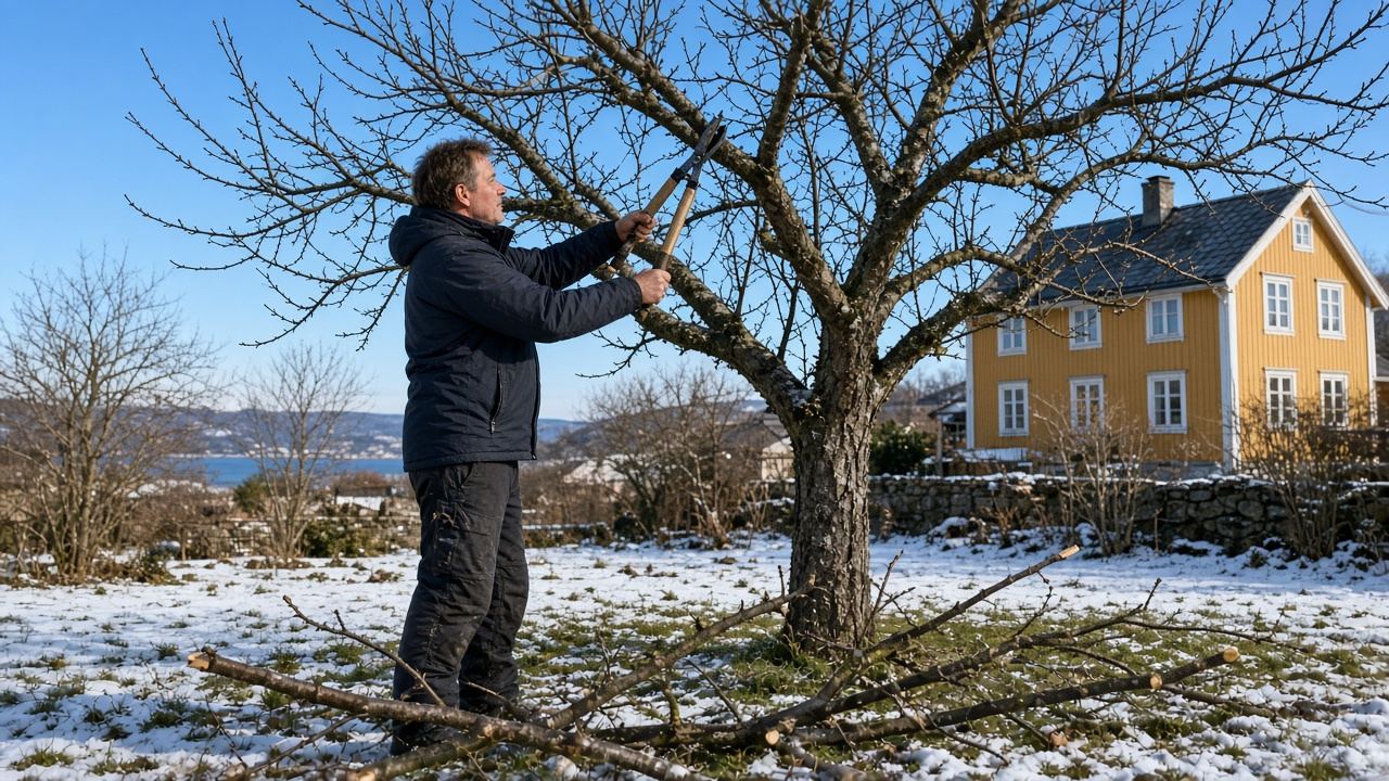 Epletreet: Når og hvordan du beskjærer – enkelt forklart