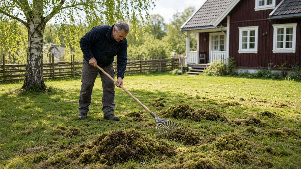 Mose i plenen: Kalk alene fjerner den ikke – dette virker