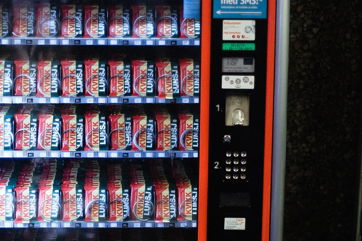 Kvikk Lunsj i salgsautomat – en fast del av påskesekken