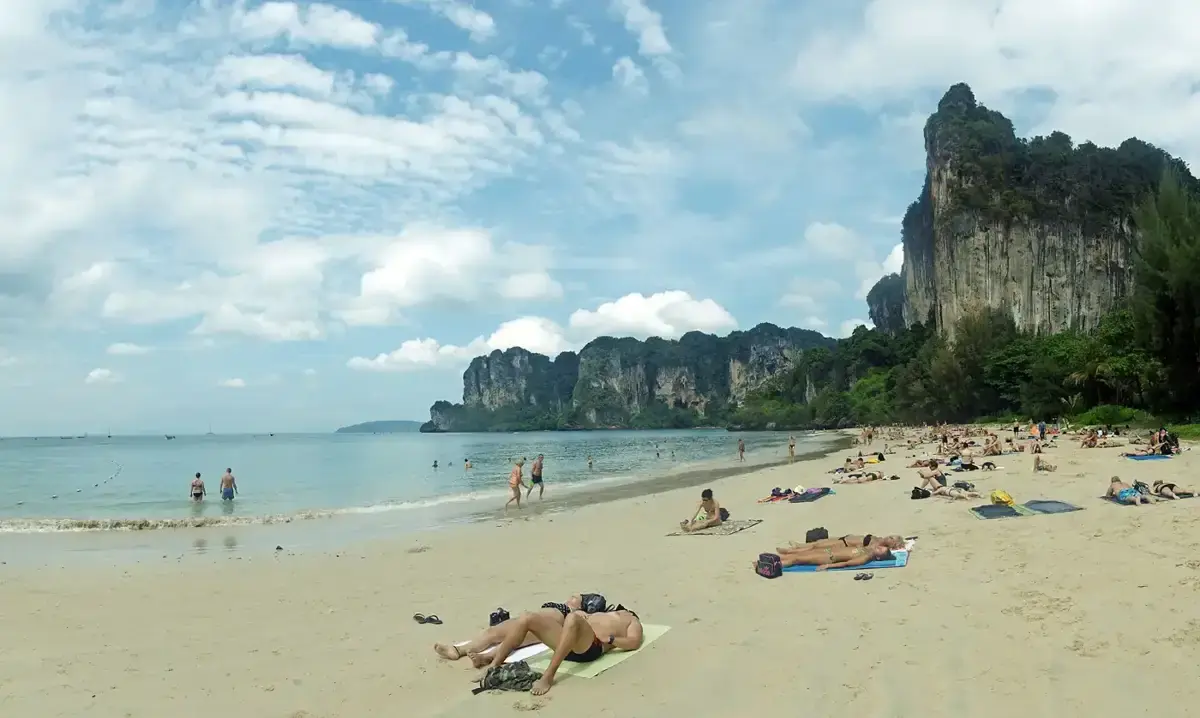 Railay Beach i Krabi, Thailand